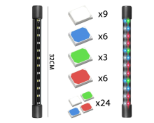 Kruger Meier LAFLORA S-Line 40 LED Світильник для акваріума з таймером 32см 4.5W