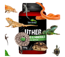 Terrario UTHER for Reptiles Вітаміни для рептилій і земноводних 150г