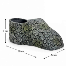 Hobby Cracked Rock Cave 2 для акваріума і тераріуму 19x14x8см